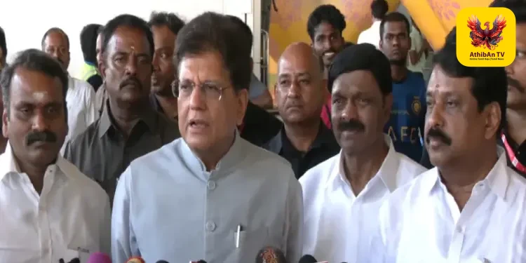 “தமிழகத்தில் ஆட்சி மாற்றம் உறுதி”: மத்திய அமைச்சர் பியூஷ் கோயல் அதிரடிப் பேச்சு!