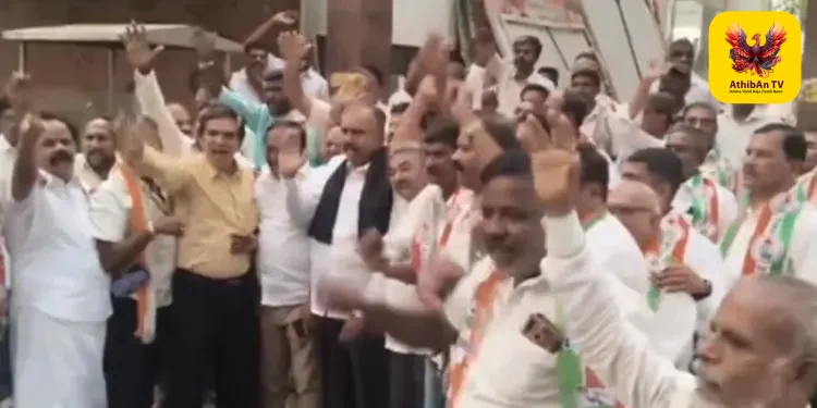 கோவையில் காங்கிரஸ் வேட்பாளர்களுக்கு கடும் எதிர்ப்பு: கட்சி அலுவலகம் முற்றுகை – நிர்வாகிகள் ஆர்ப்பாட்டம்!