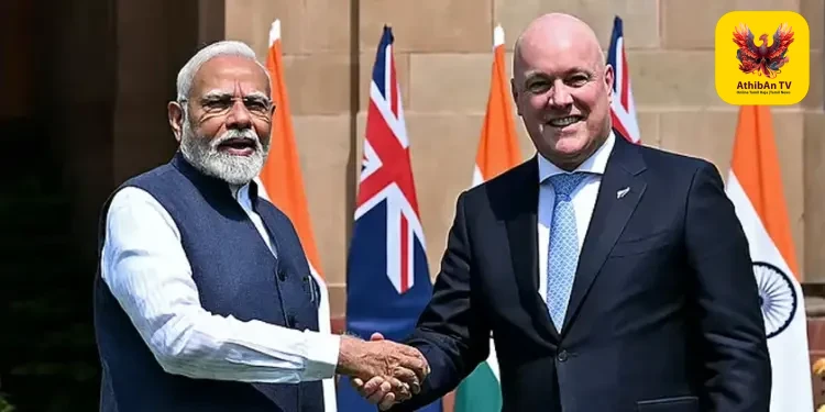 “தலைமுறையில் ஒருமுறை கிடைக்கும் வாய்ப்பு”: இந்தியாவுடனான வர்த்தக ஒப்பந்தம் குறித்து நியூசிலாந்து பிரதமர் உற்சாகம்!