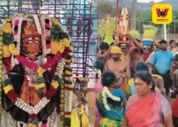 மந்தை அம்மன் கோயில் பங்குனித் திருவிழா – முளைப்பாரி ஊர்வலத்தில் பெண்கள் சாமியாடி வழிபாடு!