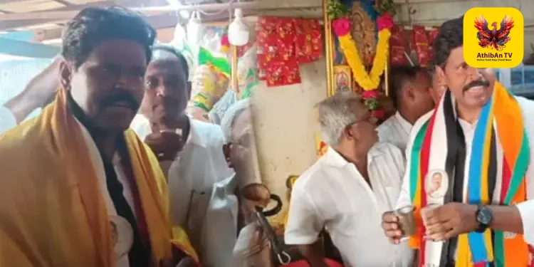 ராசிபுரம்: டீக்கடையில் டீ போட்டு வாக்கு சேகரித்த பாஜக வேட்பாளர்!