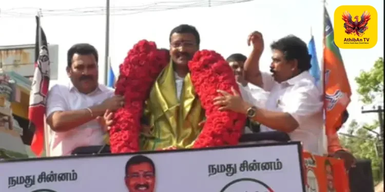 ஆவடி: பச்சையம்மன் கோயிலில் வழிபாடு நடத்தி பாஜக வேட்பாளர் ராஜசிம்மா மகேந்திரா தீவிரப் பரப்புரை!