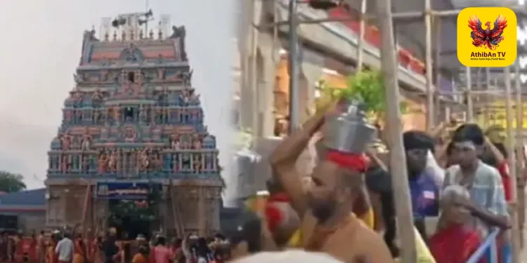 திருச்சி: பத்ரகாளியம்மன் கோயில் பங்குனித் திருவிழா – ஆயிரக்கணக்கான பக்தர்கள் தீர்த்தக்குடம் எடுத்து வழிபாடு!