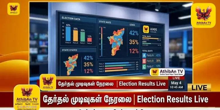 🔴LIVE: தேர்தல் முடிவுகள்