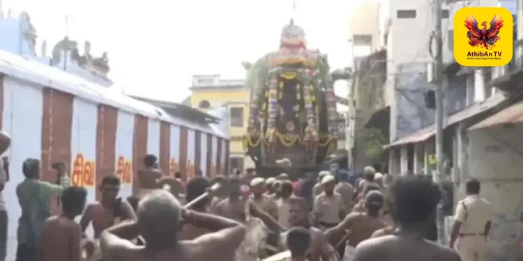 நெல்லை கைலாசநாதர் சுவாமி கோயில் வைகாசித் தேரோட்டம்: “நமச்சிவாய” கோஷம் முழங்க வடம் பிடித்து இழுத்த ஆயிரக்கணக்கான பக்தர்கள்!