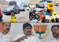 “எவ்வித விளக்கமும் இன்றி நீக்கமா?” – கரூர் பாஜக அலுவலகம் முன்பாகப் பெண் நிர்வாகி திடீர் தர்ணா போராட்டம்!