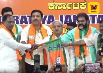 கர்நாடக அரசியலில் பரபரப்பு: மாநில தலைவர் பி.ஒய். விஜயேந்திரா முன்னிலையில் பாஜகவில் இணைந்தார் மூத்த காங்கிரஸ் தலைவர் ராஜண்ணா!