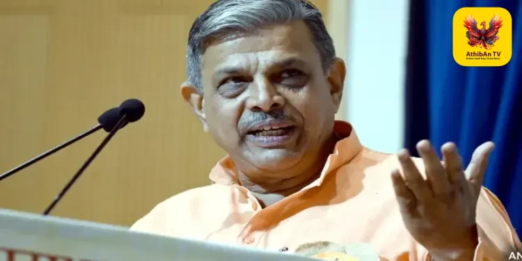 சனாதனம் குறித்து பேசிய உதயநிதிக்கு மக்கள் தக்க பதிலடி தந்துவிட்டனர் – ஆர்எஸ்எஸ் பொதுச்செயலாளர் தத்தாத்ரேயா காட்டம்!