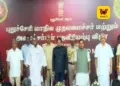 புதுச்சேரியின் 16-வது முதலமைச்சராக என். ரங்கசாமி பதவியேற்பு: நமச்சிவாயம், மல்லாடி கிருஷ்ணாராவ் அமைச்சர்களாகப் பொறுப்பேற்பு!