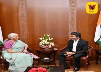 மெட்ரோ ரயில் திட்டங்களுக்கு நிதி ஒதுக்குக! – மத்திய அமைச்சர் நிர்மலா சீதாராமனுடன் முதலமைச்சர் விஜய் முக்கிய சந்திப்பு