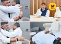 கர்நாடக அரசியலில் அதிரடி திருப்பம்: முதல்வர் பதவியை ராஜினாமா செய்கிறார் சித்தராமையா – டி.கே.சிவக்குமார் காலில் விழுந்து ஆசி!