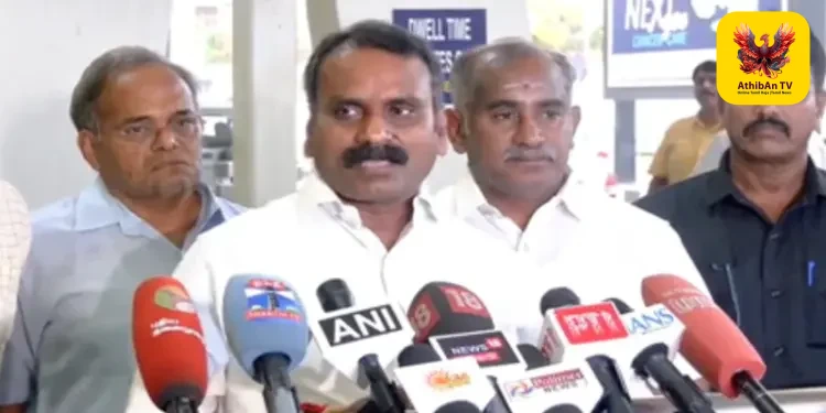 “திமுக மீதான கோபம் தேர்தல் முடிவுகளில் எதிரொலிக்கும்” – மத்திய அமைச்சர் எல்.முருகன் கோவை விமான நிலையத்தில் பேட்டி!