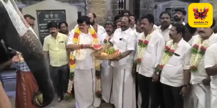 “மாற்றத்திற்கான வாக்குகள் இரட்டை இலைக்கே!” – ஸ்ரீவில்லிபுத்தூரில் முன்னாள் அமைச்சர் ராஜேந்திர பாலாஜி பேட்டி!