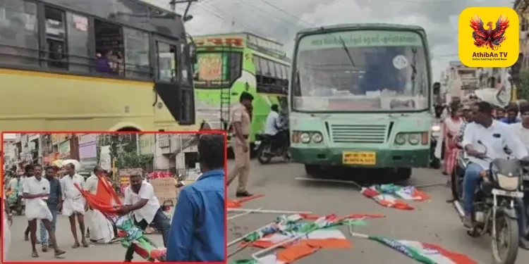 மயிலாடுதுறையில் வன்முறை: தவெக-வுக்கு ஆதரவாகப் போராடிய காங்கிரஸ் நிர்வாகிகளை ஓட ஓட விரட்டிய திமுகவினர்!