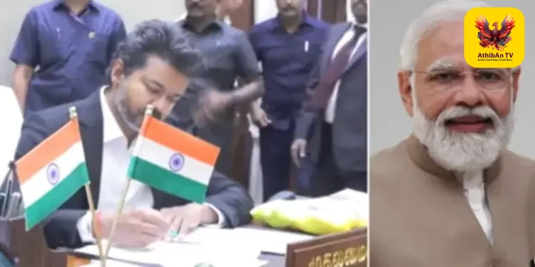 “தமிழகத்திற்குத் தேவையான உரங்களைத் தடையின்றி வழங்குக” – பிரதமர் மோடிக்கு முதலமைச்சர் விஜய் அவசரக் கடிதம்!