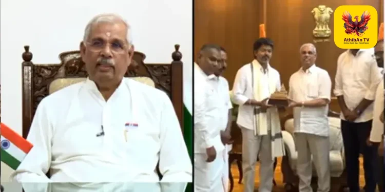 கூட்டணி இன்றி ஆட்சியமைக்க விஜய்க்கு வாய்ப்பு: ஆளுநர் ராஜேந்திர விஸ்வநாத் அர்லேகர் அதிரடி விளக்கம்!