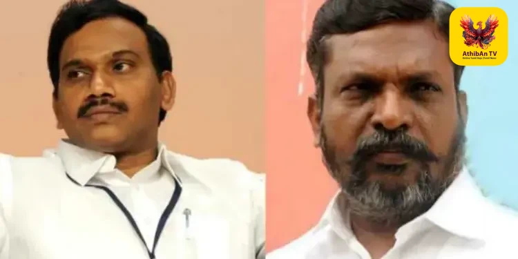 “விசிலுக்கு முட்டுக்கொடுக்கும் ஏணி, சிறுத்தை” – திமுக எம்.பி. ஆ.ராசாவின் சர்ச்சை பதிவுக்கு அரசியல் கட்சிகள் கடும் கண்டனம்!