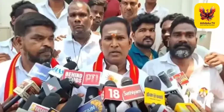 “முதலமைச்சர் ஆன்மீகவாதியாக இருப்பதை விட தேசியவாதியாக இருக்க வேண்டும்” – புதுச்சேரி அமைச்சரவை தாமதம் குறித்து தவெக எம்.எல்.ஏ சாய் சரவணன் சாடல்!