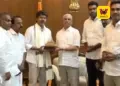 தமிழக ஆளுநரை சந்தித்து ஆட்சியமைக்க உரிமை கோரினார் விஜய்: 118 எம்.எல்.ஏ-க்களின் ஆதரவு கடிதத்தை கேட்டார் ஆளுநர்