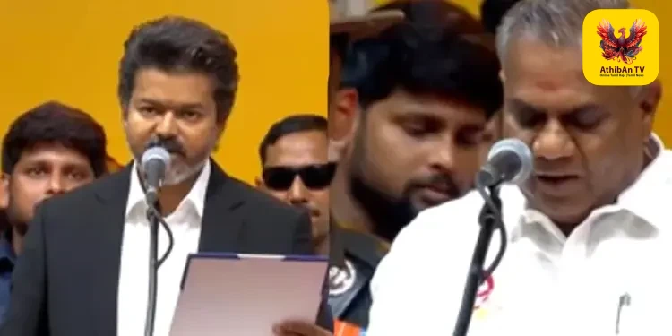 தமிழகத்தில் புதிய ஆட்சி: முதலமைச்சர் விஜய் உட்பட 9 அமைச்சர்களுக்கான துறைகள் அதிகாரப்பூர்வ ஒதுக்கீடு!
