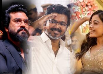 ஆந்திராவிலிருந்து பறந்து வந்த வாழ்த்துகள்: ராம் சரண் & ராஷ்மிகா நெகிழ்ச்சி!