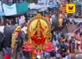 கூட்டாலுமூடு பத்ரேஸ்வரி அம்மன் கோவில் தென்வீதி ஆறாட்டு ஊர்வலம்: வானவேடிக்கை மற்றும் மேளதாளங்களுடன் கோலாகலம்