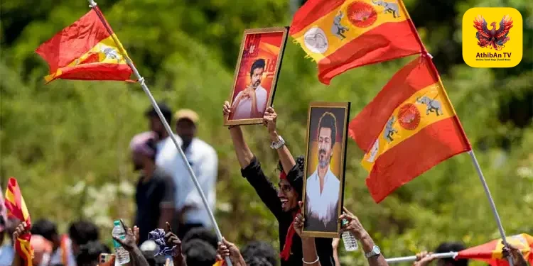 சென்னையில் 16 தொகுதிகளிலும் தவெக முன்னிலை