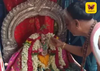 பழனி பெரியநாயகியம்மன் கோயிலில் திருஞானசம்பந்தருக்கு ஞானப்பால் ஊட்டும் ஐதீக விழா: திரளான பக்தர்கள் சாமி தரிசனம்!