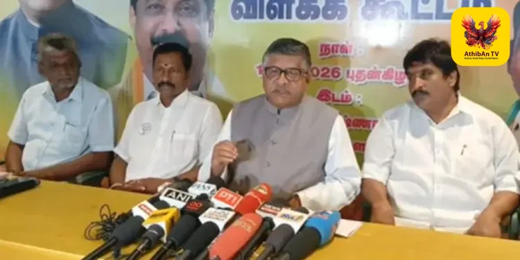 “தமிழகத்தின் வளர்ச்சிக்காக மத்திய அரசு ₹14,000 கோடி நிதி அளித்துள்ளது” – முன்னாள் மத்திய அமைச்சர் ரவிசங்கர் பிரசாத் பேட்டி!