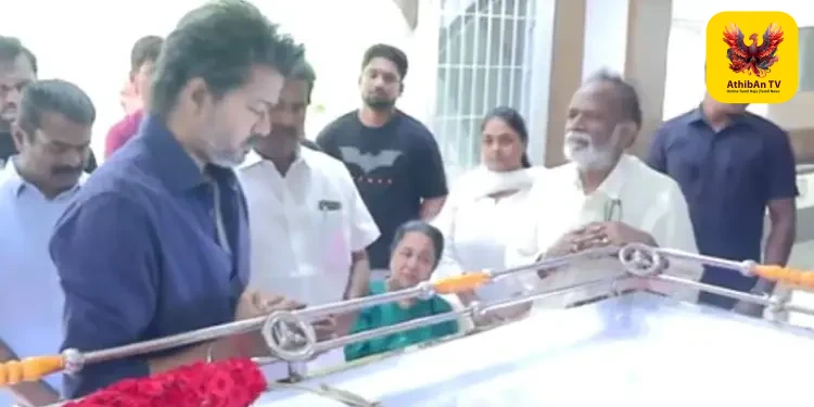 மறைந்த இயக்குநர் பாரதிராஜா உடலுக்கு முதலமைச்சர் ஜோசப் விஜய், மு.க.ஸ்டாலின், இளையராஜா உள்ளிட்டோர் நேரில் கண்ணீர் அஞ்சலி!