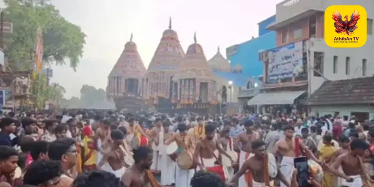 சிதம்பரம் நடராஜர் கோயில் ஆனித் தேரோட்டம்: பக்திப் பெருக்குடன் வடம் பிடித்த ஆயிரக்கணக்கான பக்தர்கள்!