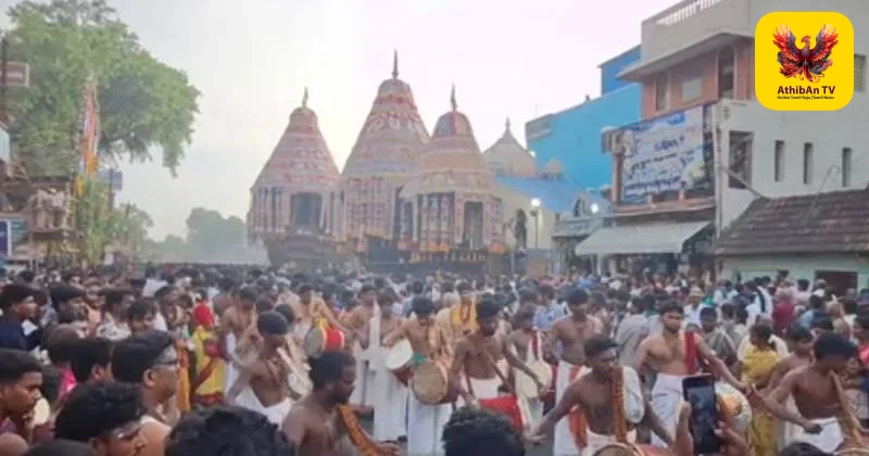 சிதம்பரம் நடராஜர் கோயில் ஆனித் தேரோட்டம்: பக்திப் பெருக்குடன் வடம் பிடித்த ஆயிரக்கணக்கான பக்தர்கள்!