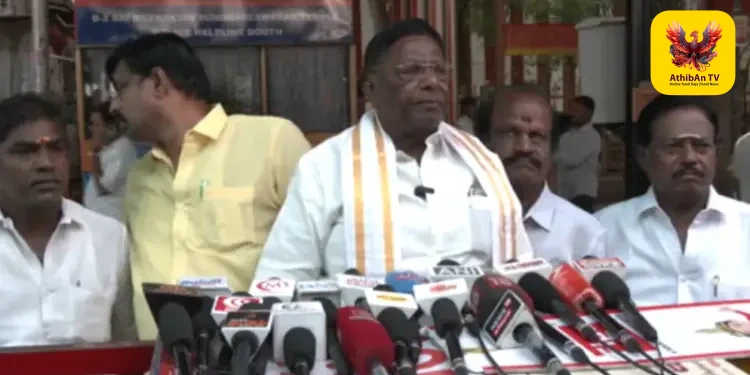 திமுக பலவீனமான தொகுதிகளை ஒதுக்கியதால் தான் காங்கிரஸ் தோல்வி: முன்னாள் முதல்வர் நாராயணசாமி!