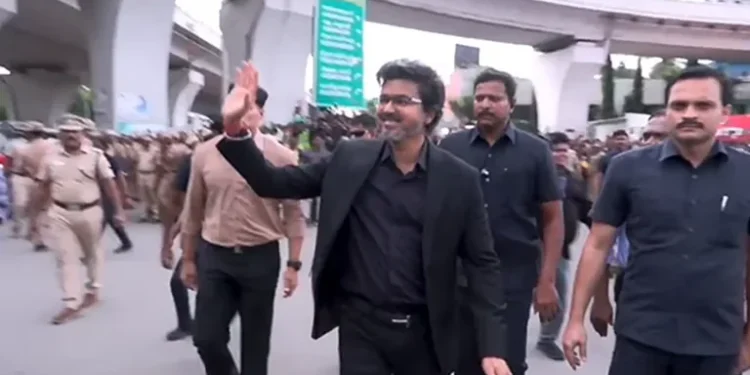 Chief Minister Vijay Inspects Chennai Metro Rail