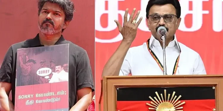 M.K. Stalin vijai tvk dmk