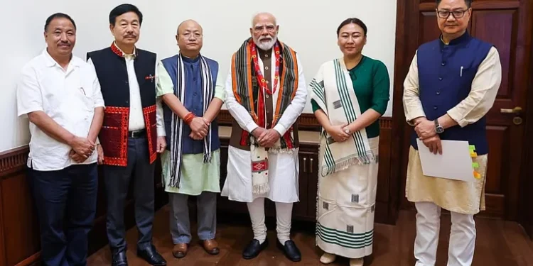 PM Modi assures Arunachal and Nagaland MPs. PM Modi assures Arunachal and Nagaland MPs.