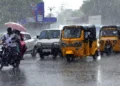 Possibility of heavy rain Possibility of heavy rain