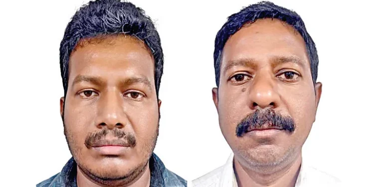Two relatives of a DMK functionary arrested Two relatives of a DMK functionary arrested