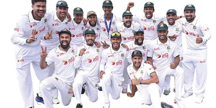 Bangladesh team achieves a historic victory by defeating Australia on their home soil!