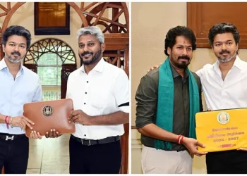 Chief Minister Vijay praises ministers who presented the budget.