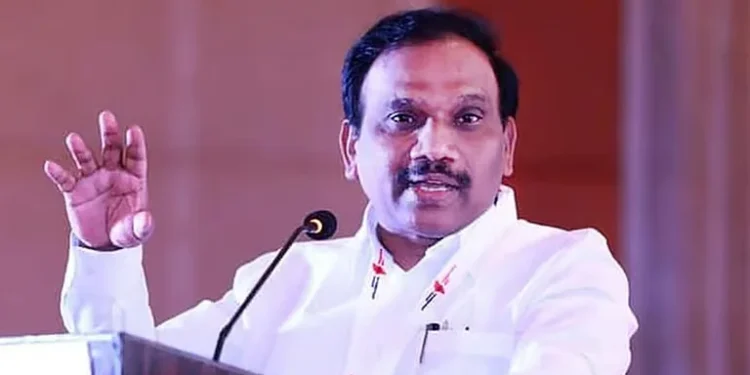 Criticism by MP A. Raja Criticism by MP A. Raja