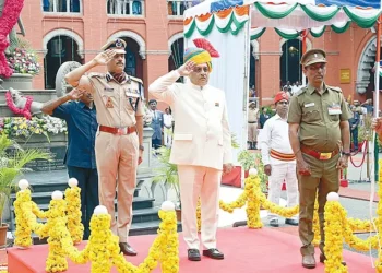Independence Day celebration held at the Madras High Court.