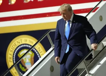 Iran threat Trump traveled from Turkey in a military aircraft.