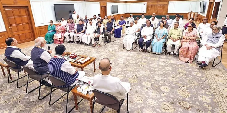 PM Modi assures MPs from other parties supporting the BJP.