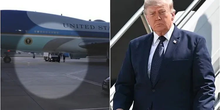 President Trump traveled secretly in a food truck due to the threat from Iran