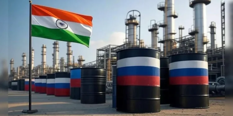 Russia’s share of crude oil imports into India hits a record high. Russia’s share of crude oil imports into India hits a record high.