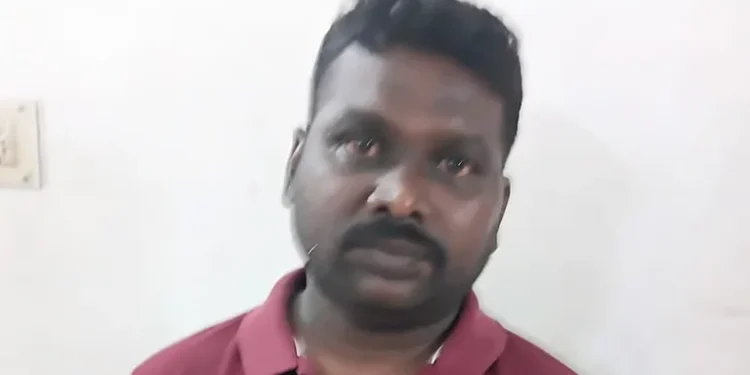 TVK legal wing functionary arrested for assaulting a head constable in Tiruvarur.
