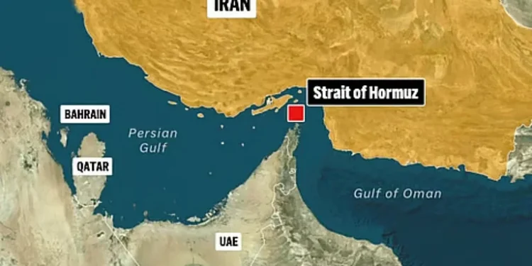 Tension arises as 20 US warships are stationed in the Strait of Hormuz.