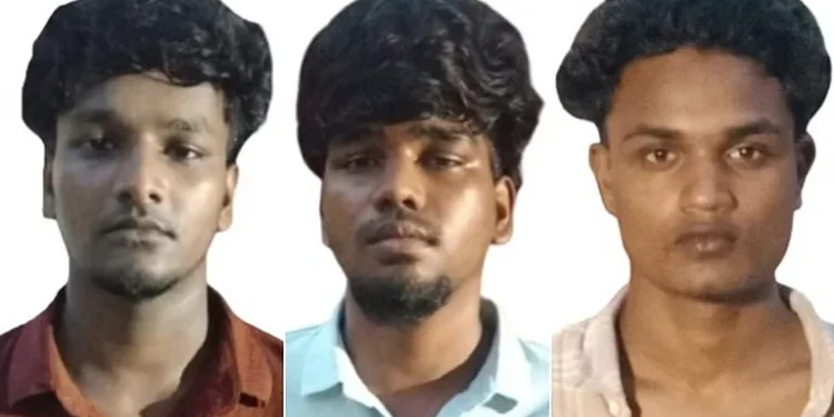Three youths arrested in Chennai for performing dangerous bike stunts. Three youths arrested in Chennai for performing dangerous bike stunts.