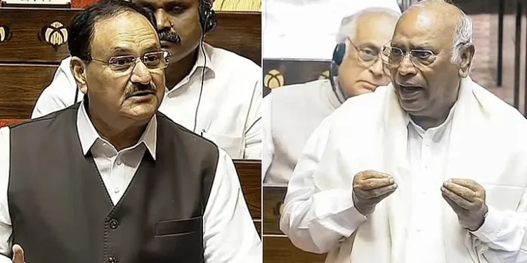‘Purification ritual’ on stage at event attended by Kharge – J.P. Nadda assures an inquiry.